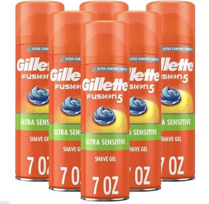 Picture of Gillette Fusion 5 Shaving Gel 7oz
