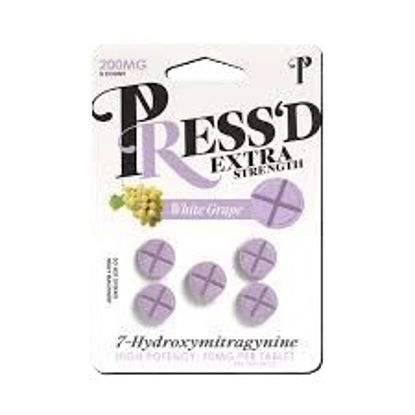 Picture of Press'D 7 Hydroxy Ext Strength 200mg 5pk 10ct-White Grape