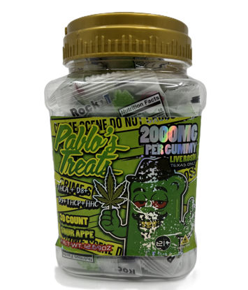 Picture of Rock it THCA Gummies 30ct Jar - SourApple
