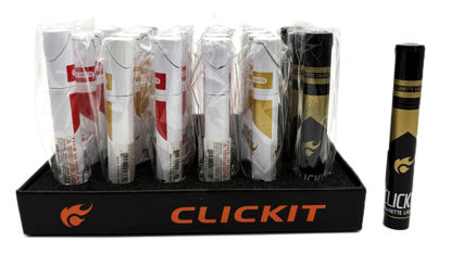 Picture of Clickit  Cigarette Slide Flame Lighter 30ct