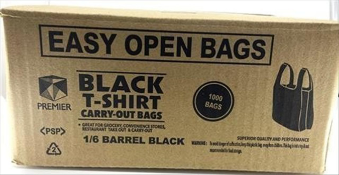 Picture of 1- 6 Large Plastic1000 Bags - 11.5x6.5x21