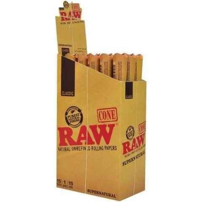 Picture of Raw Cones - Super Natural - 1ct 15pk