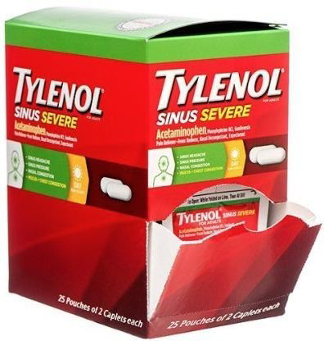 Picture of Tylenol Sinus Severe - 25ct 2caps