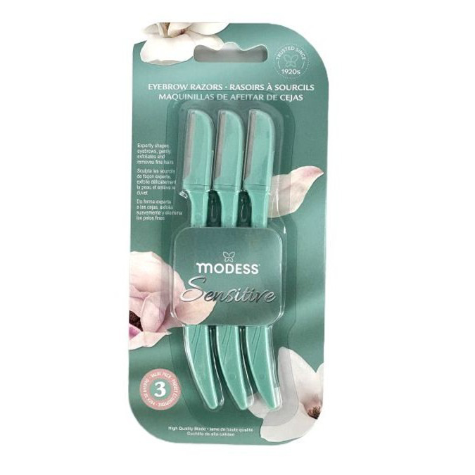 Picture of Modess Eyebrow Razor 3pk - 3ct