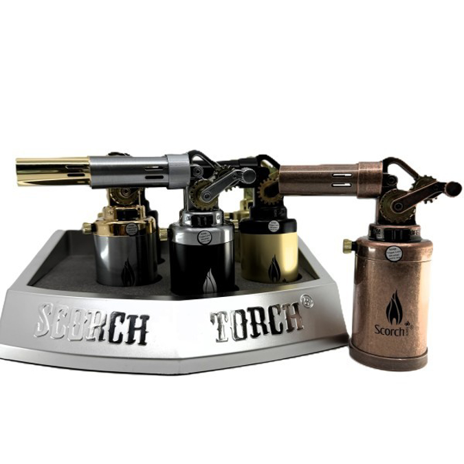 Picture of S61876 Scorch Single Flame w Lock & Rocket Arm Torch Lighter 6ct