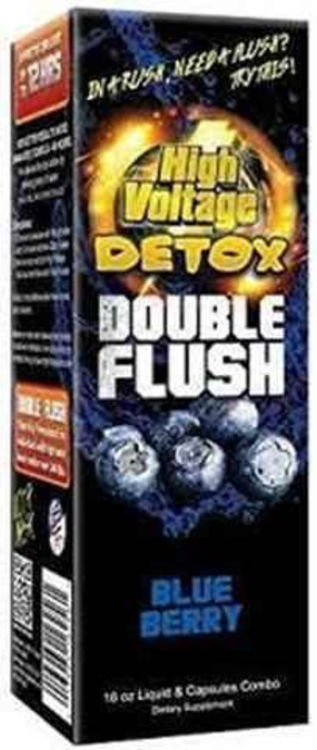 Picture of High Voltage Double Flush Detox 16 oz-Blue Berry