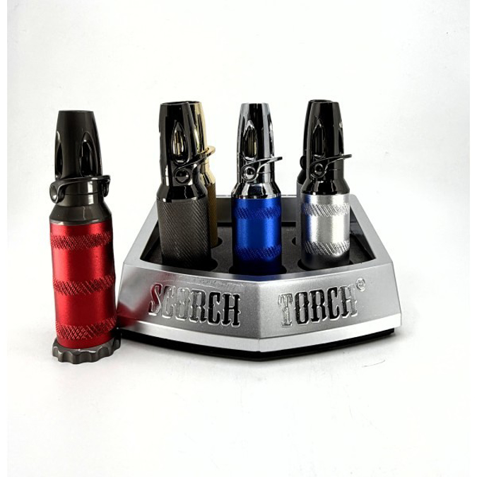Picture of S61877 Scorch Tall Single Flame Cylindrical Torch Lighter 9ct