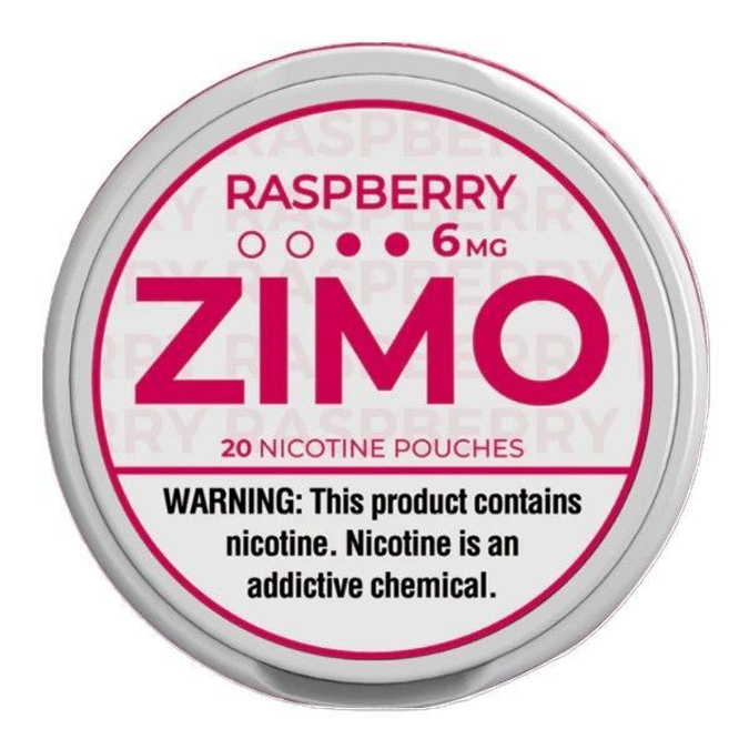 Picture of Zimo Nicotine Pouches 6mg 5ct-Raspberry