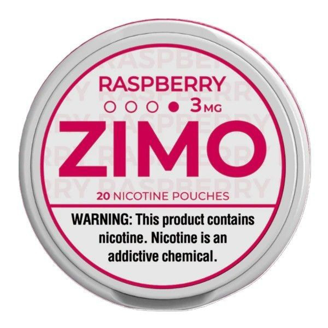 Picture of Zimo Nicotine Pouches 3mg 5ct-Rasberry