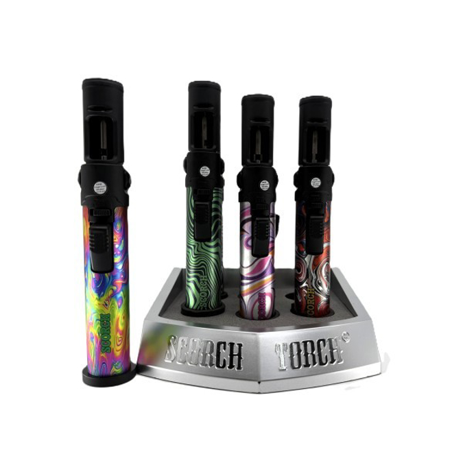 Picture of S61870 Scorch Tall Single Flame w Adjustable Nozzle Torch Lighter 6ct