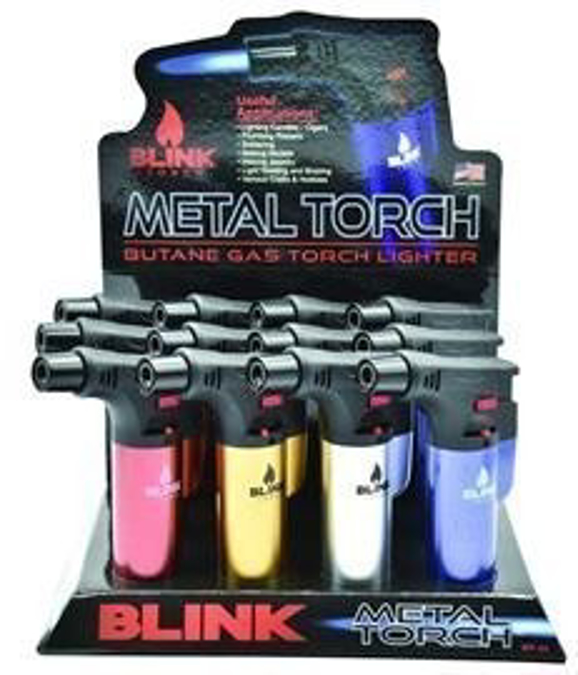 Picture of Blink Large Torch Lighter  Metalic Colors 12ct