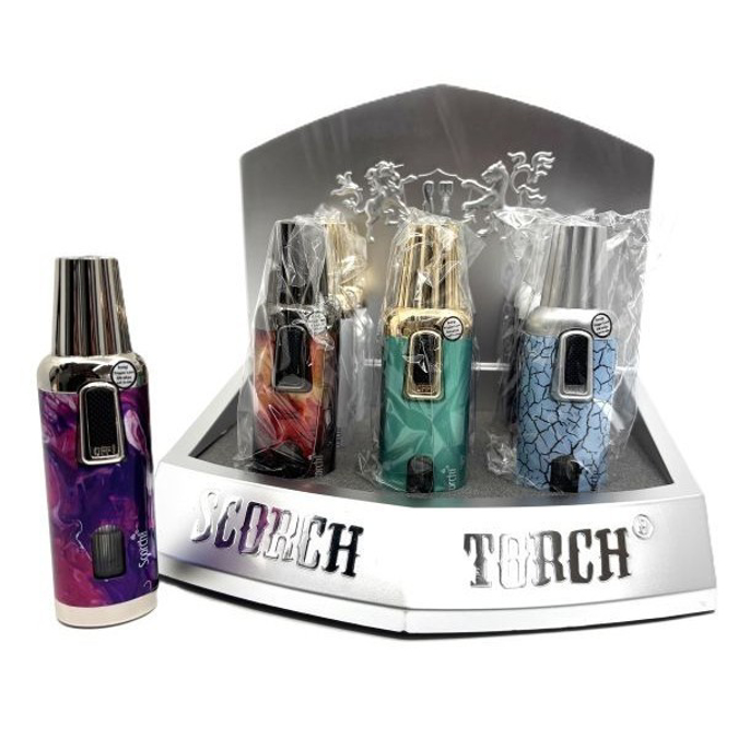 Picture of S61842 Scorch 4.6in Oval Shape Torch Lighter - 9ct