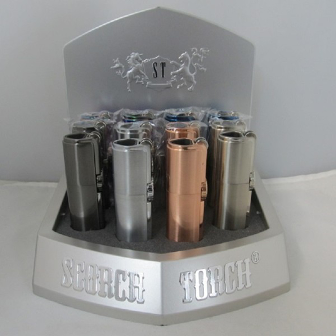 Picture of S61540 Scorch Flint Igniter 3T w Cigar Punch Torch Lighter - 12ct