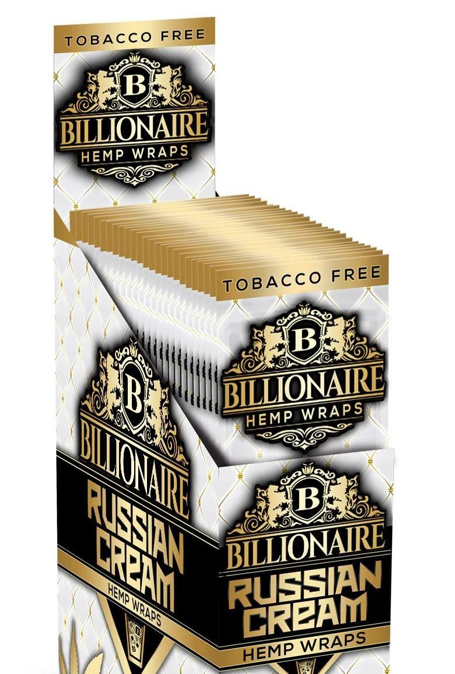 Picture of Billionaire Hemp Wraps 2ct 25pk- Russian Cream
