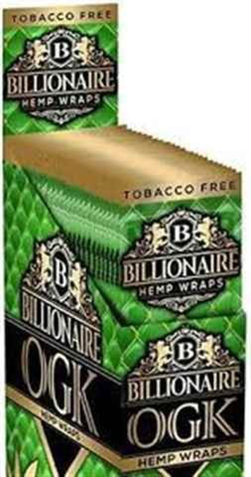 Picture of Billionaire Hemp Wraps 2ct 25pk- OGK