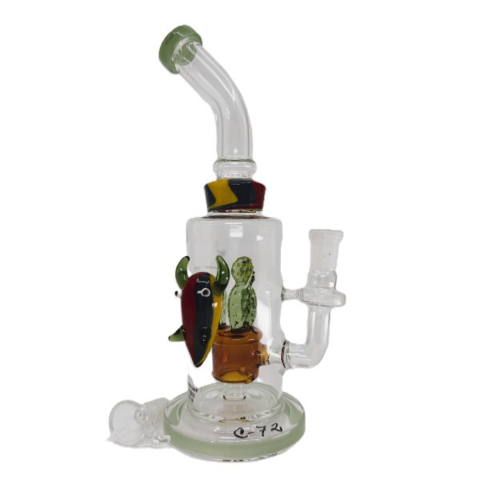 Picture of Glass 10in WigWag Cactus WP