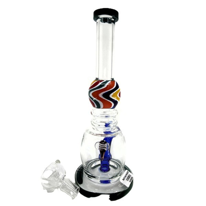 Picture of Glass 8in Candy Swirl Ball WP