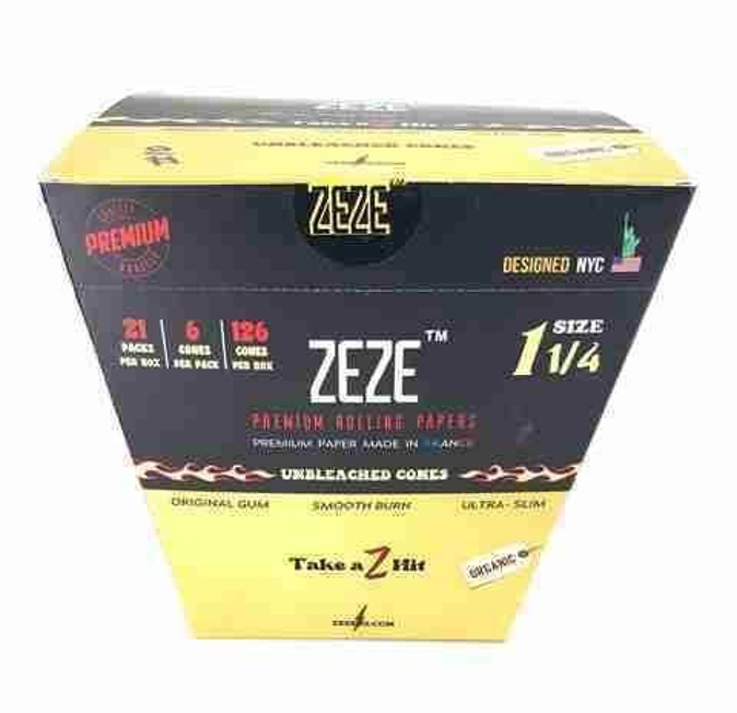 Picture of Zeze Cones Unbleached 1 1/4 6ct 21pkB1G1