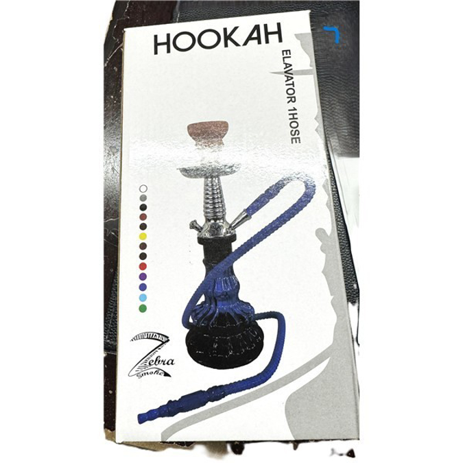 Picture of Hookah Elavator 1 Hose Zebra