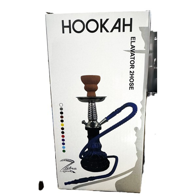 Picture of Hookah Elavator 2 Hose Zebra