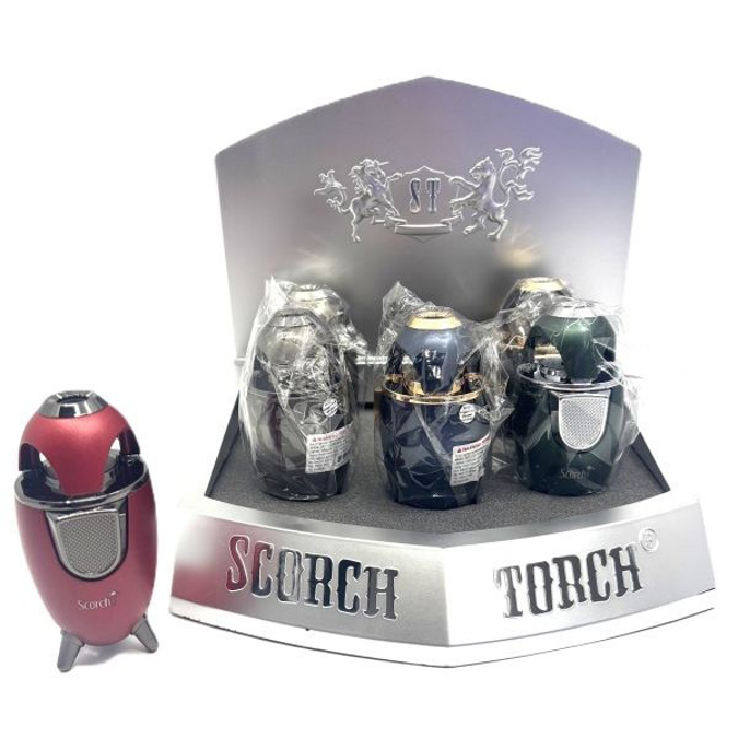 Picture of S61861 Scorch Rocket Metal Torch w Flame Lock-6ct