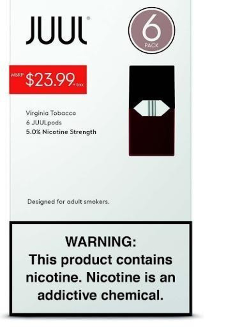 Picture of Juul Virginia Tobacco 6 pack 5 pcnt