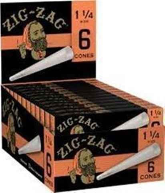 Picture of Zig-Zag Cones-Ultra Thin1 1/4 6ct 24pk