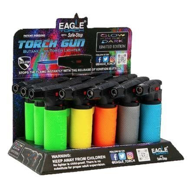 Picture of PT101GD Glow Eagle Torch Gun 15ct- 12 in a Case