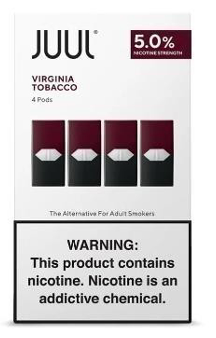 Picture of Juul Virginia Tobacco 4 Pack 5 pcnt