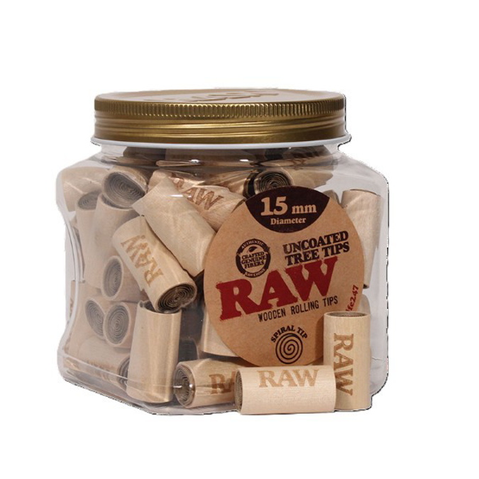 Picture of Raw Tips - Uncoated Tree 15mm 65ct