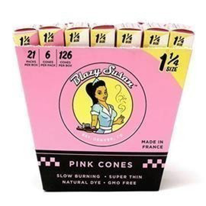 Picture of Blazy Susan Cones Pink 1 1/4  21-6pk-126