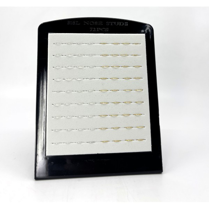 Picture of Nose Studs Gold - Silver - 72ct