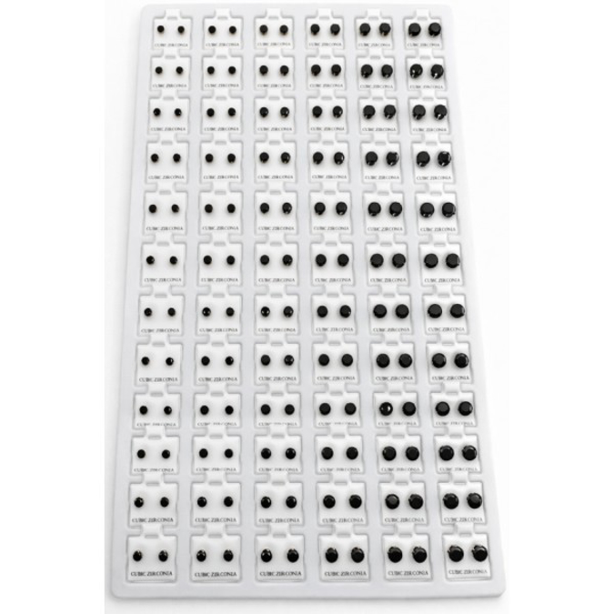 Picture of Black Gold Earring - CZ 72ct