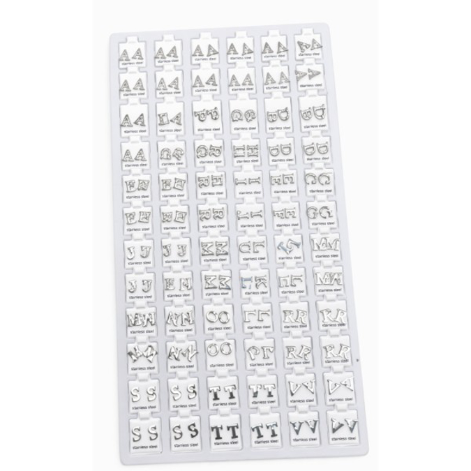 Picture of Alphabet Earring SS - 72ct