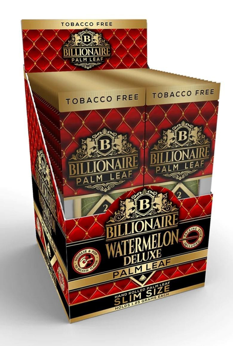 Picture of Billionaire Palm Leaf Wrap Slim 2ct 25pk-Watermelon