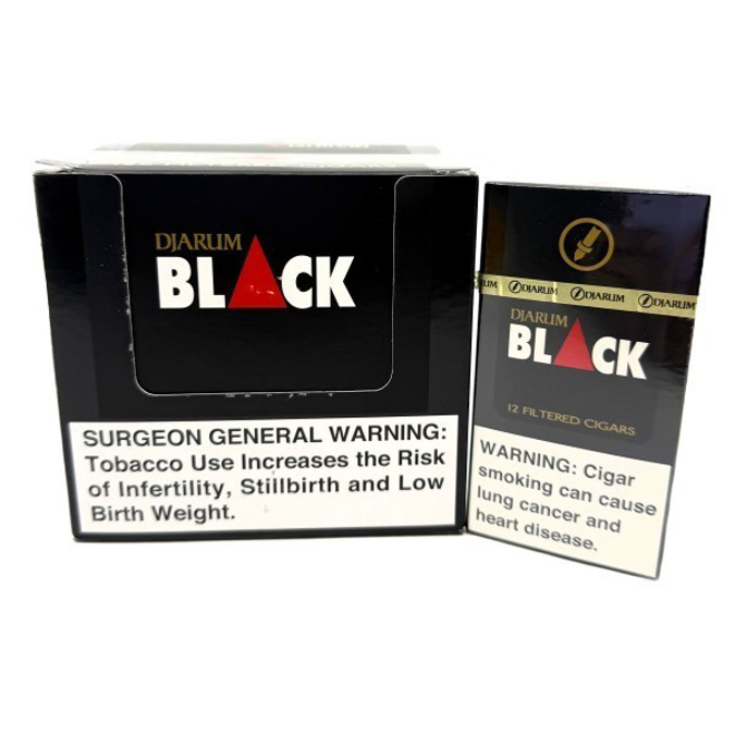 Picture of Djarum Cigars-Black 12ct-10pk