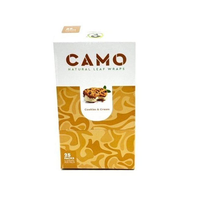 Picture of Camo Leaf Wraps 5 x 25pk - Cookies & Cream
