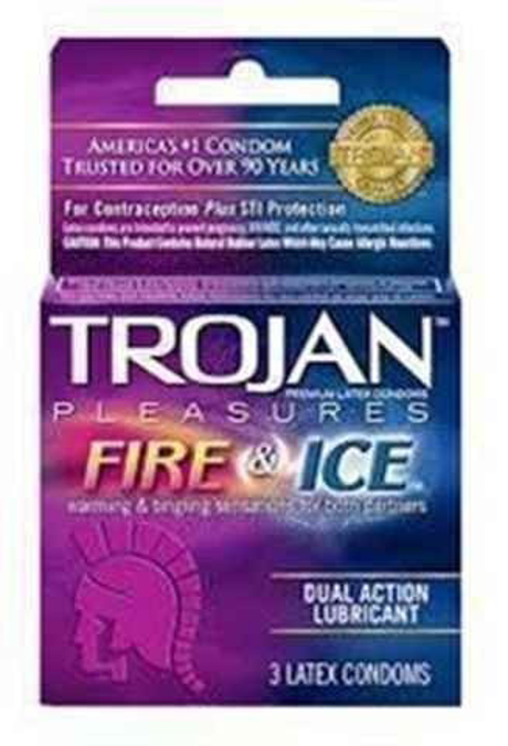 Picture of Trojan C-Fire And Ice Dual Lubricated-6ct