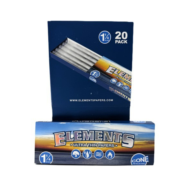 Picture of Elements Cones -Blanco1 1/4 12pk-20ct