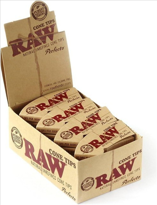 Picture of Raw Tips - Perfecto Pre rolled 24pk 32ct