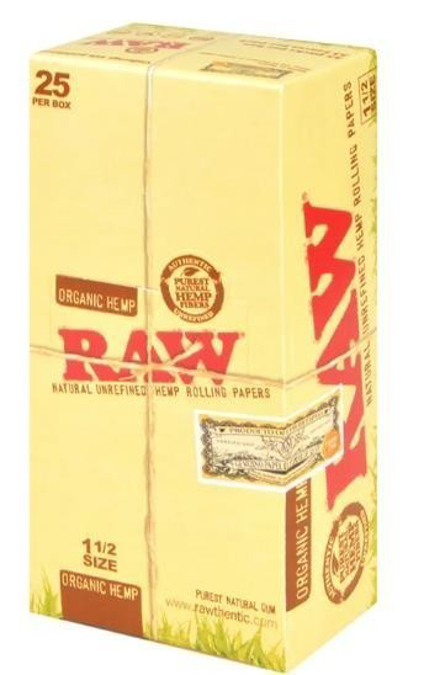 Picture of Raw Papers - Organic 1/12 33ct 25pk