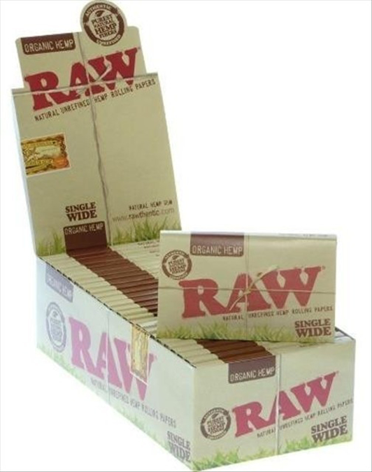 Picture of Raw Papers - Organic Single Wide 100ct 25pk