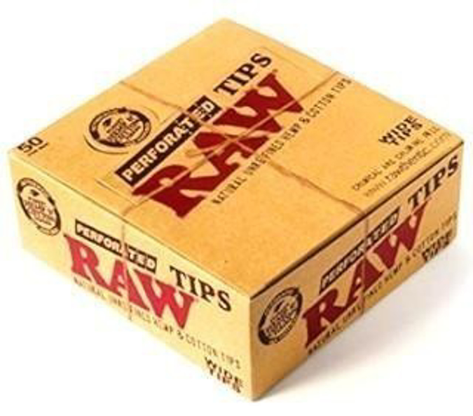 Picture of Raw Tips - Perforated Wide 50ct