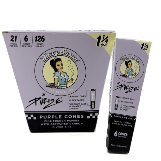 Picture of Blazy Susan X Purize Cones Purple 1 1/4-21-6pk-126
