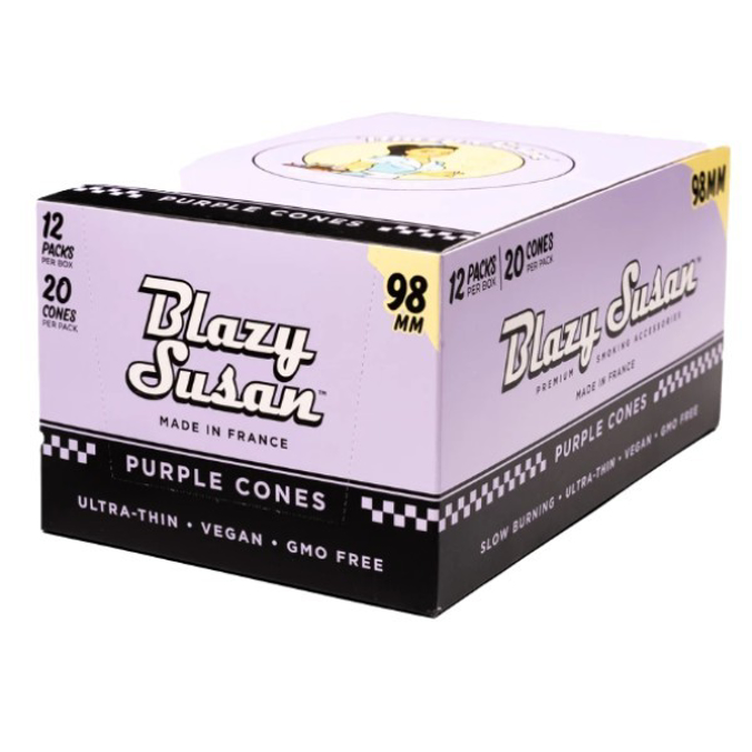 Picture of Blazy Susan Cones Purple 98MM-12pk-20ct