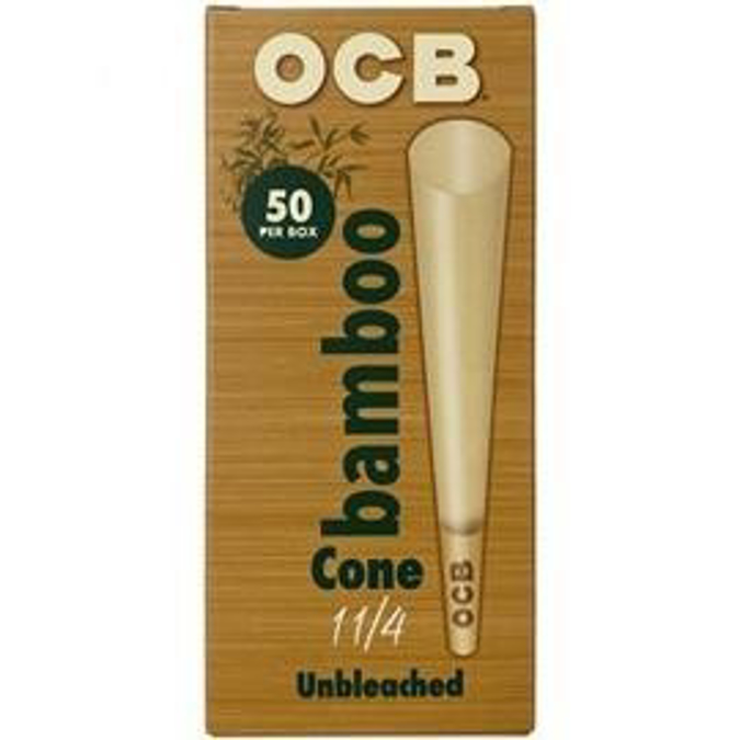 Picture of OCB Cones Bamboo 1 1/4  50ct