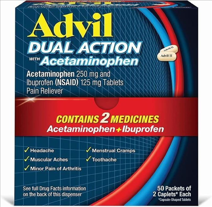 Picture of Advil Dual Action  25pk x 2