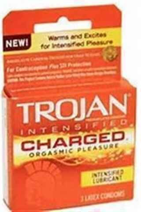 Picture of Trojan C-Charged Intensified Lubricated-6ct Orange