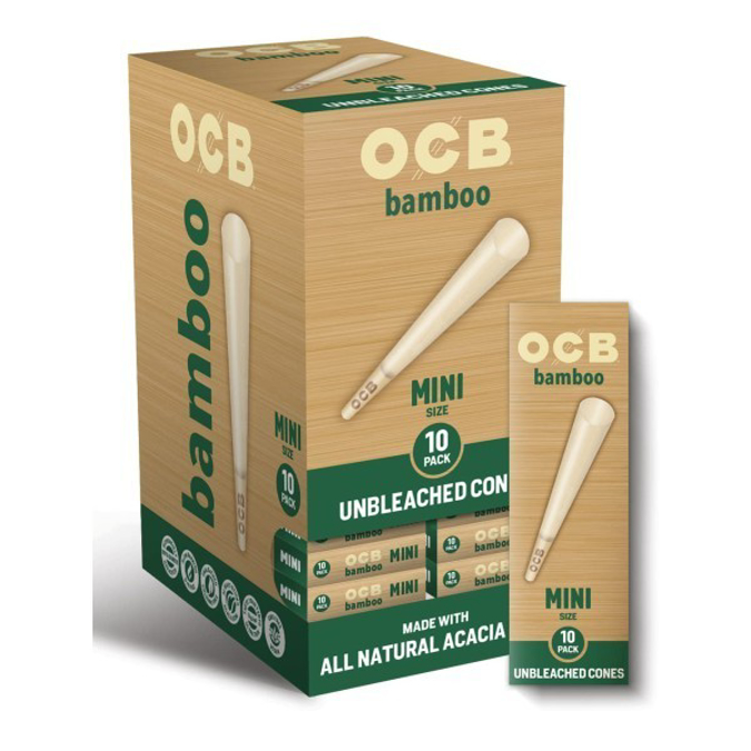 Picture of OCB Cones Bamboo Mini 10ct 24pk
