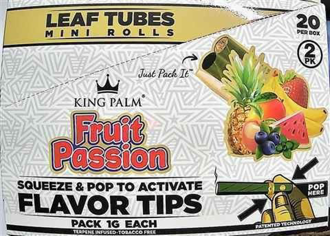 Picture of King Palm Mini 2ct 20pk- Fruit Passion